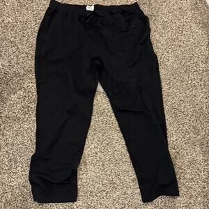 Yogipace Black Drawstring Front Pocket Pants XL Petite